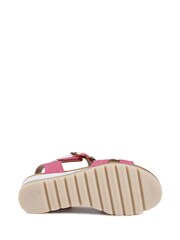 Pavers Pink Comfortable Wedge Heel Sandals - Image 5 of 5