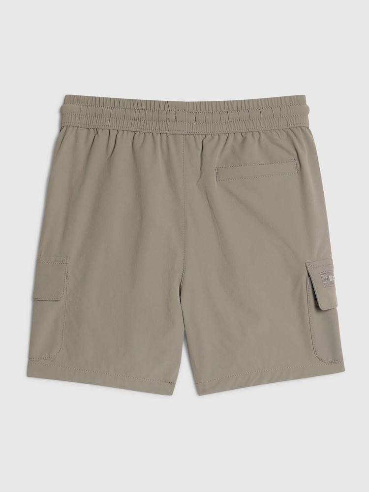 River Island Grey Zip Pocket Cargo Shorts - Image 2 of 4 River Island Grey Zip Pocket Cargo Shorts - Image 2 of 4