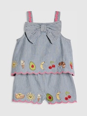 River Island Stripe Fruits Cami Top & Shorts Set - 圖片 4/6