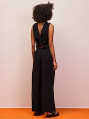 Ro&Zo Drawstring Trousers With Linen - Bild 4 von 5