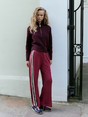 Berry Red Supersoft Funnel Zip Neck Jumper - Image 2 of 7