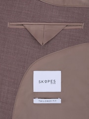 Skopes Red Tailored Fit Tailored Fit Lucien Suit Jacket - Image 8 of 8