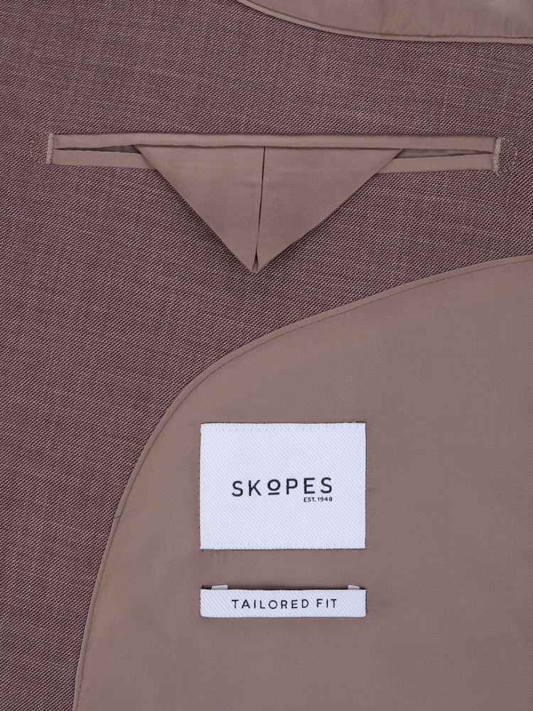 Skopes Red Tailored Fit Tailored Fit Lucien Suit Jacket - Image 8 of 8