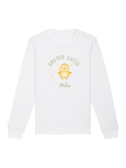 Koko Blossom White Personalised Easter Chick Sweatshirt - Image 3 of 3