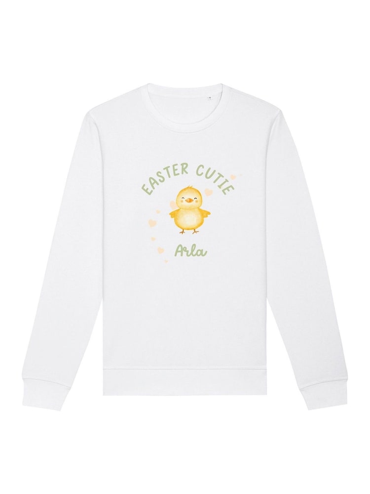 Koko Blossom White Personalised Easter Chick Sweatshirt - Image 3 of 3
