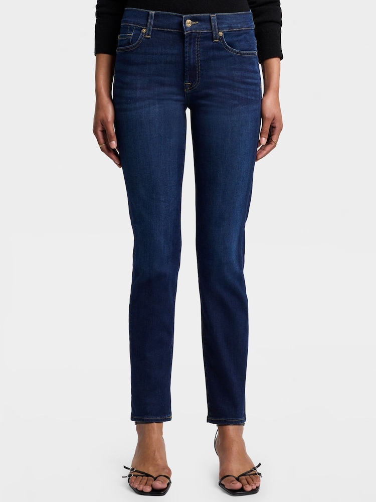 7 For All Mankind Jean skinny Roxanne indigo délavé - Image 2 sur 6 7 For All Mankind Jean skinny Roxanne indigo délavé - Image 2 sur 6