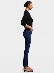 7 For All Mankind Jean skinny Roxanne indigo délavé - Image 5 sur 6