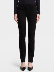 7 For All Mankind Roxanne Rinsed Black Skinny Jeans - Bild 2 von 7