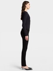 7 For All Mankind Roxanne Rinsed Black Skinny Jeans - Bild 5 von 7