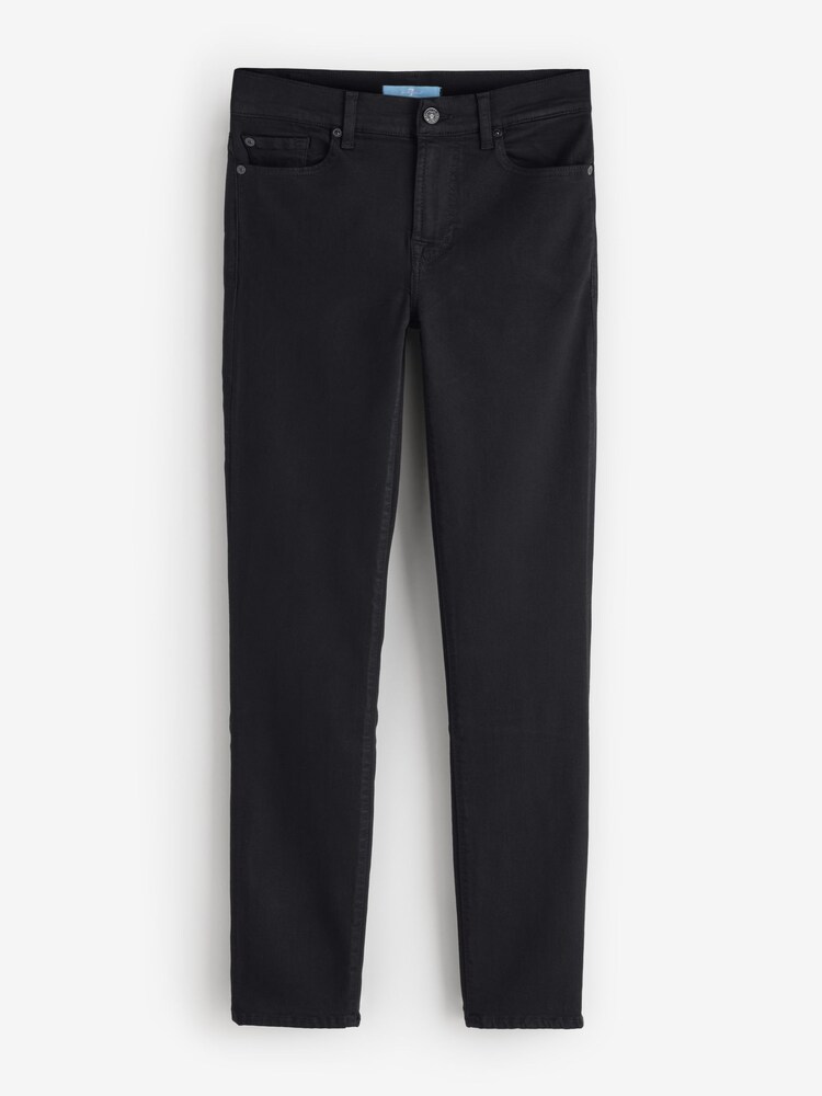 7 For All Mankind Roxanne Rinsed Black Skinny Jeans - Bild 7 von 7 7 For All Mankind Roxanne Rinsed Black Skinny Jeans - Bild 7 von 7