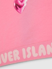 River Island Pink Strappy Crop Top & Briefs Set - Image 3 of 4