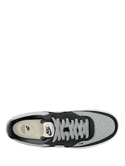 Nike Black Smoke Grey Court Vision Low Trainers - Image 2 of 3