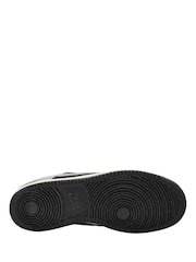 Nike Black Smoke Grey Court Vision Low Trainers - Image 3 of 3