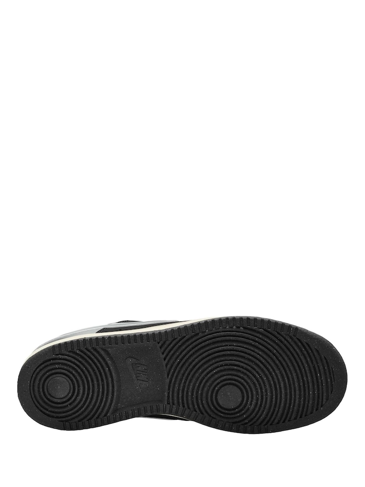Nike Black Smoke Grey Court Vision Low Trainers - Image 3 of 3 Nike Black Smoke Grey Court Vision Low Trainers - Image 3 of 3