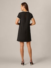 Adrianna Papell Pearl Crepe Short Dress - Image 2 of 6