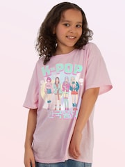 Brands In Pink K-Pop Band T-Shirt - Image 1 of 5