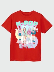 Brands In Red K-Pop Band T-Shirt - Image 3 of 5