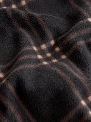 Black/Neutral Check Cosy Fleece Pyjamas Set (3-16yrs) - Image 9 of 9