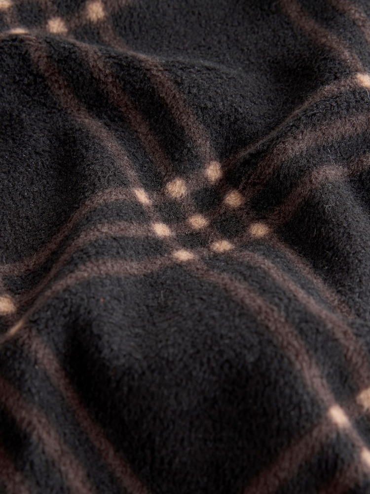 Black/Neutral Check Cosy Fleece Pyjamas Set (3-16yrs) - Image 9 of 9 Black/Neutral Check Cosy Fleece Pyjamas Set (3-16yrs) - Image 9 of 9
