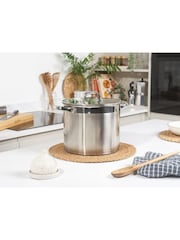 Salter Silver Timeless 24cm Stockpot - Image 1 of 4