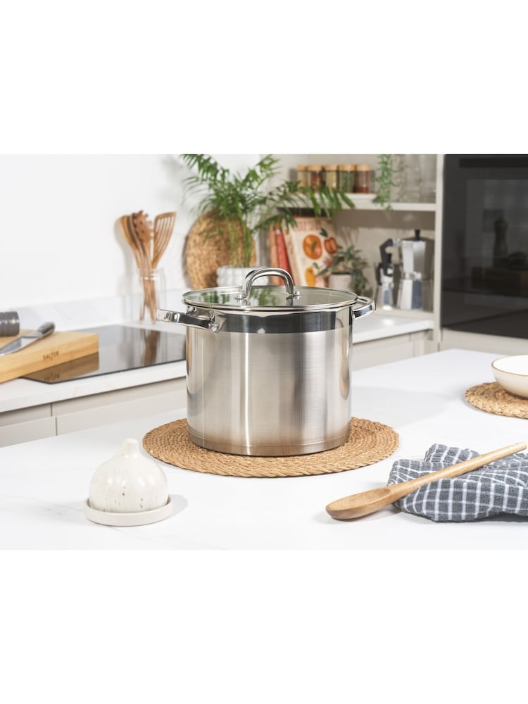 Salter Silver Timeless 24cm Stockpot - Image 1 of 4