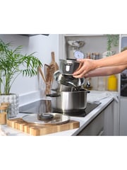 Salter 3 Piece Silver Stack In Pots Set - Image 3 of 5