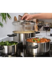 Salter 3 Piece Silver Stack In Pots Set - Image 4 of 5