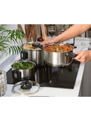 Salter 3 Piece Silver Stack In Pots Set - Image 5 of 5