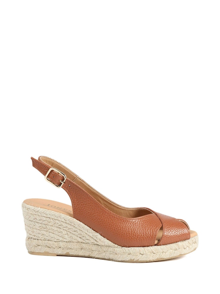 بني فاتح - حذاء إسبادريل Raquelle جلد من Jones Bootmaker - صورة 1 من 5