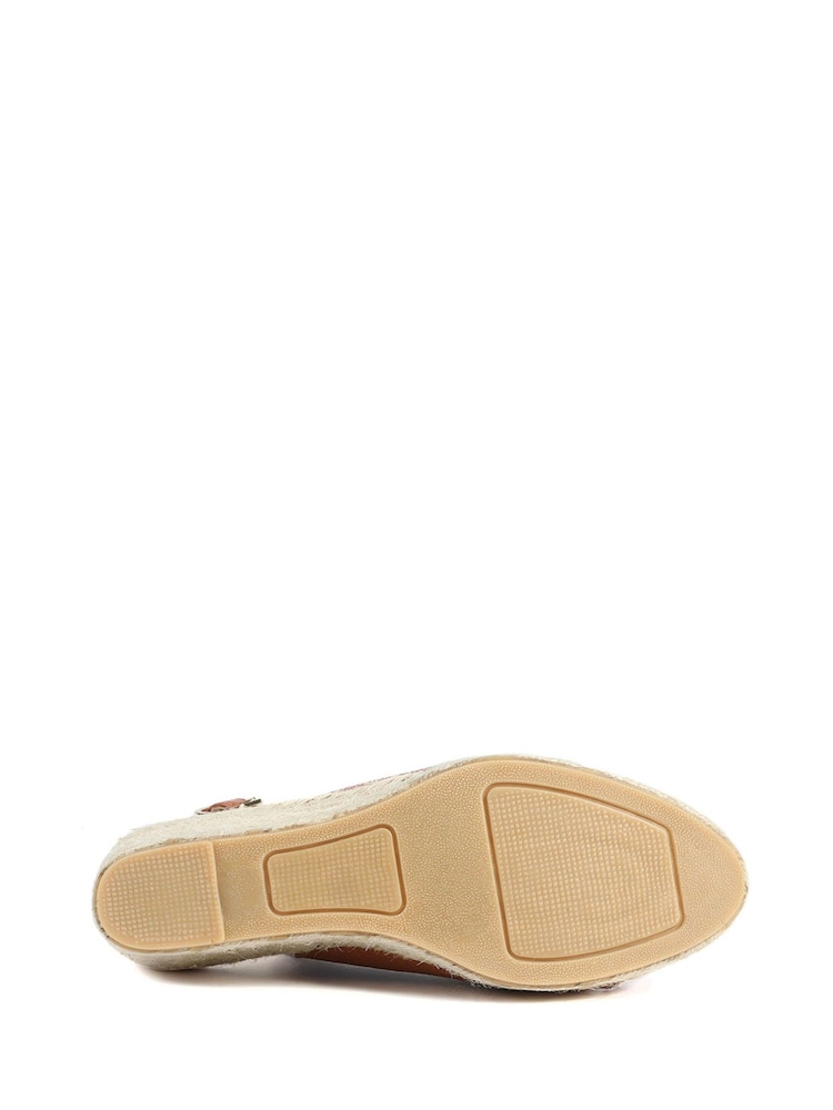 بني فاتح - حذاء إسبادريل Raquelle جلد من Jones Bootmaker - صورة 5 من 5