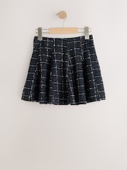 Navy Blue Check Pleated Skirt (3-16yrs) - Image 5 of 5