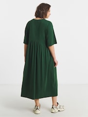 Simply Be Boxy Sleeve Jersey Midi Dress - Obraz 2 z 4