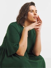 Simply Be Boxy Sleeve Jersey Midi Dress - Obraz 4 z 4