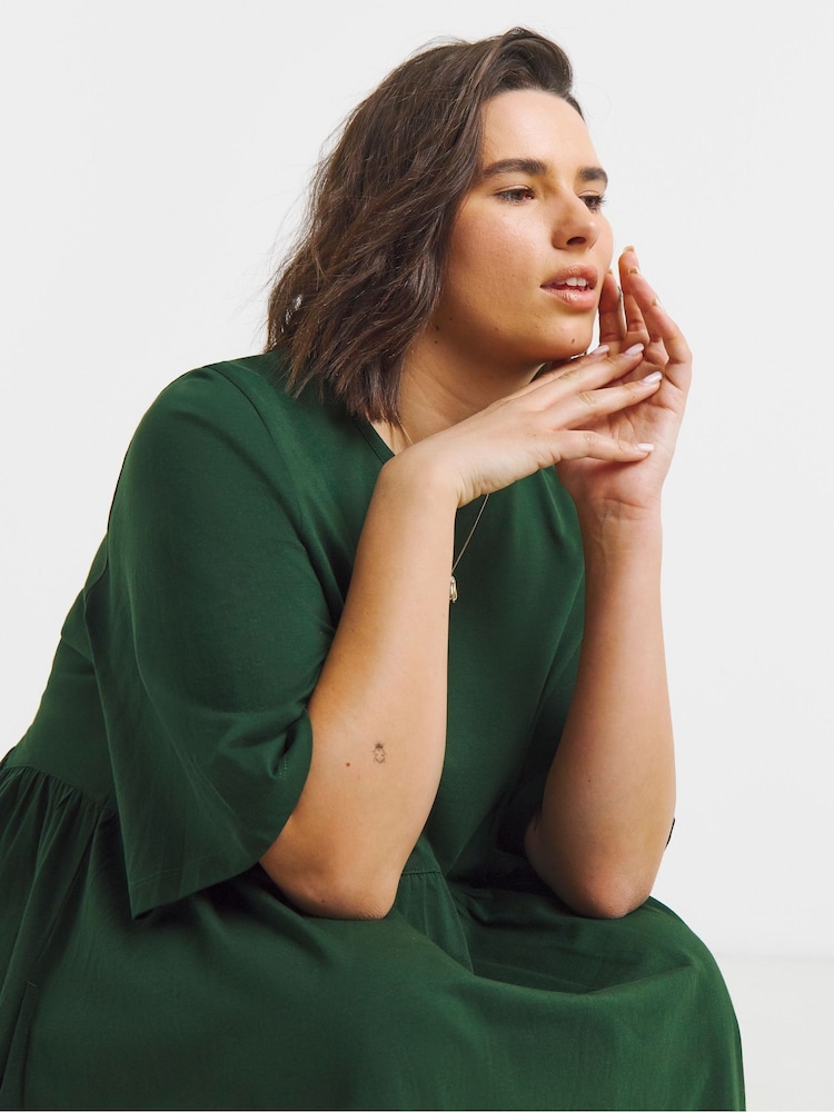 Simply Be Boxy Sleeve Jersey Midi Dress - Obraz 4 z 4 Simply Be Boxy Sleeve Jersey Midi Dress - Obraz 4 z 4