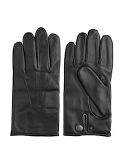 Loake Black Leather Gloves - Image 1 of 2