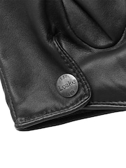 Loake Black Leather Gloves - Image 2 of 2