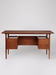 Swoon Mid Brown Hewinson Acacia Wood Desk - Image 1 of 5