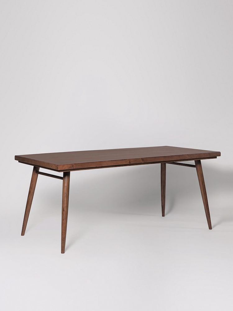 Swoon Mid Brown Metz Acacia Wood Eight-Seater Dining Table - Image 2 of 4