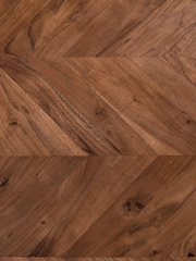 Swoon Mid Brown Metz Acacia Wood Eight-Seater Dining Table - Image 4 of 4