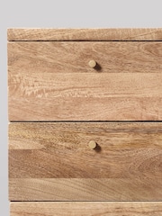 Swoon Light Brown Halle Mango Wood 3 Drawer Chest - Image 5 of 5