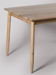 Swoon Light Brown Maltby Mango Wood Six To Eight Seater Dining Table - Image 6 of 6