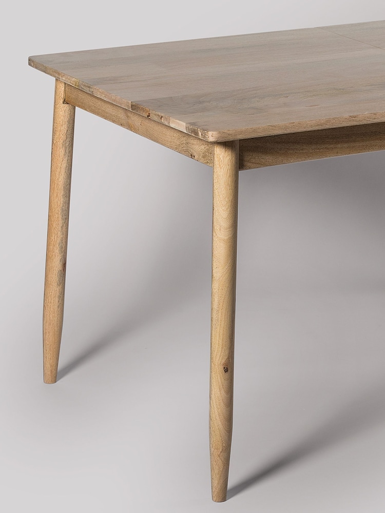 Swoon Light Brown Maltby Mango Wood Six To Eight Seater Dining Table - Image 6 of 6