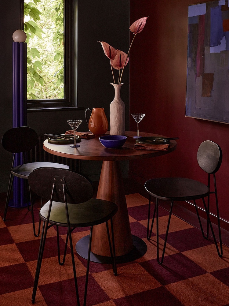 Swoon Mid Brown Figura Acacia Wood Four-Seater Dining Table - Image 2 of 5