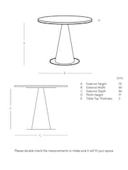 Swoon Mid Brown Figura Acacia Wood Four-Seater Dining Table - Image 3 of 5