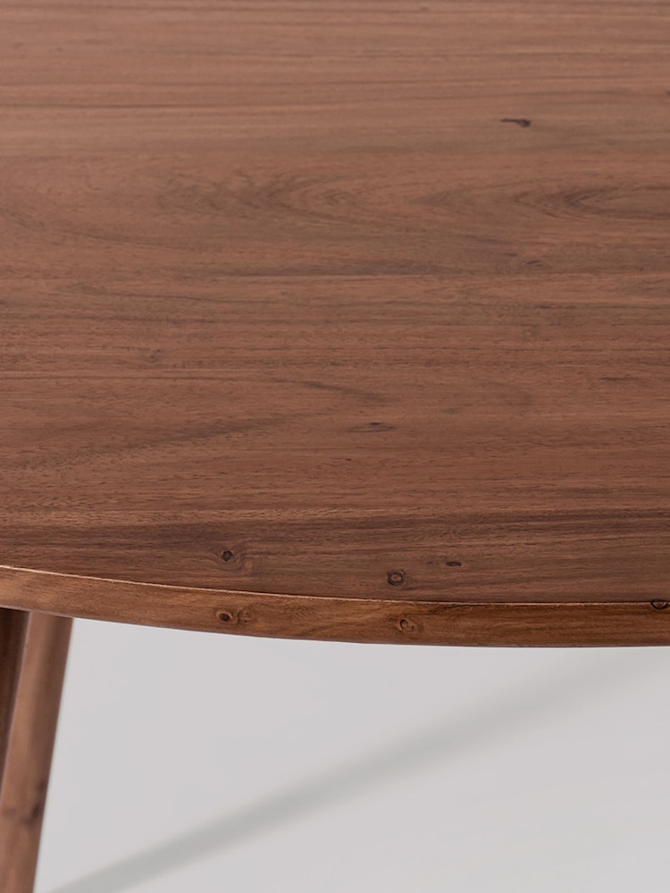 Swoon Mid Brown Kaiden Acacia Wood Four-Seater Dining Table - Image 4 of 4