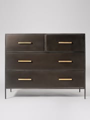 Swoon Black Stepney Four-Drawer Chest Of Drawers - Image 2 of 6