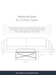 Swoon White Kir Marble Coffee Table - Image 7 of 7