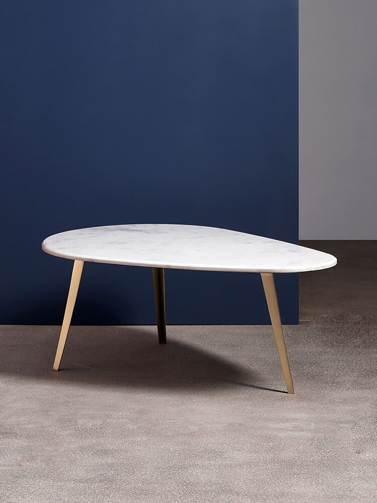 Swoon White Kitson Marble Coffee Table - Image 1 of 7