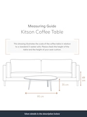 Swoon White Kitson Marble Coffee Table - Image 3 of 7