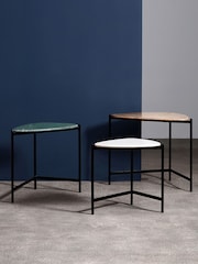 Swoon Black Lapis Side Table - Image 1 of 6